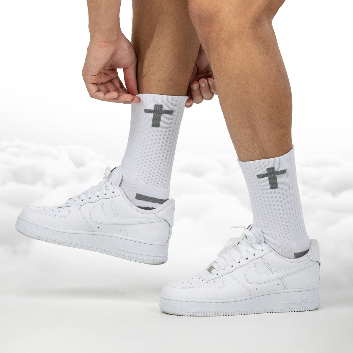 Iron Sharpens Iron | White + Iron Grey