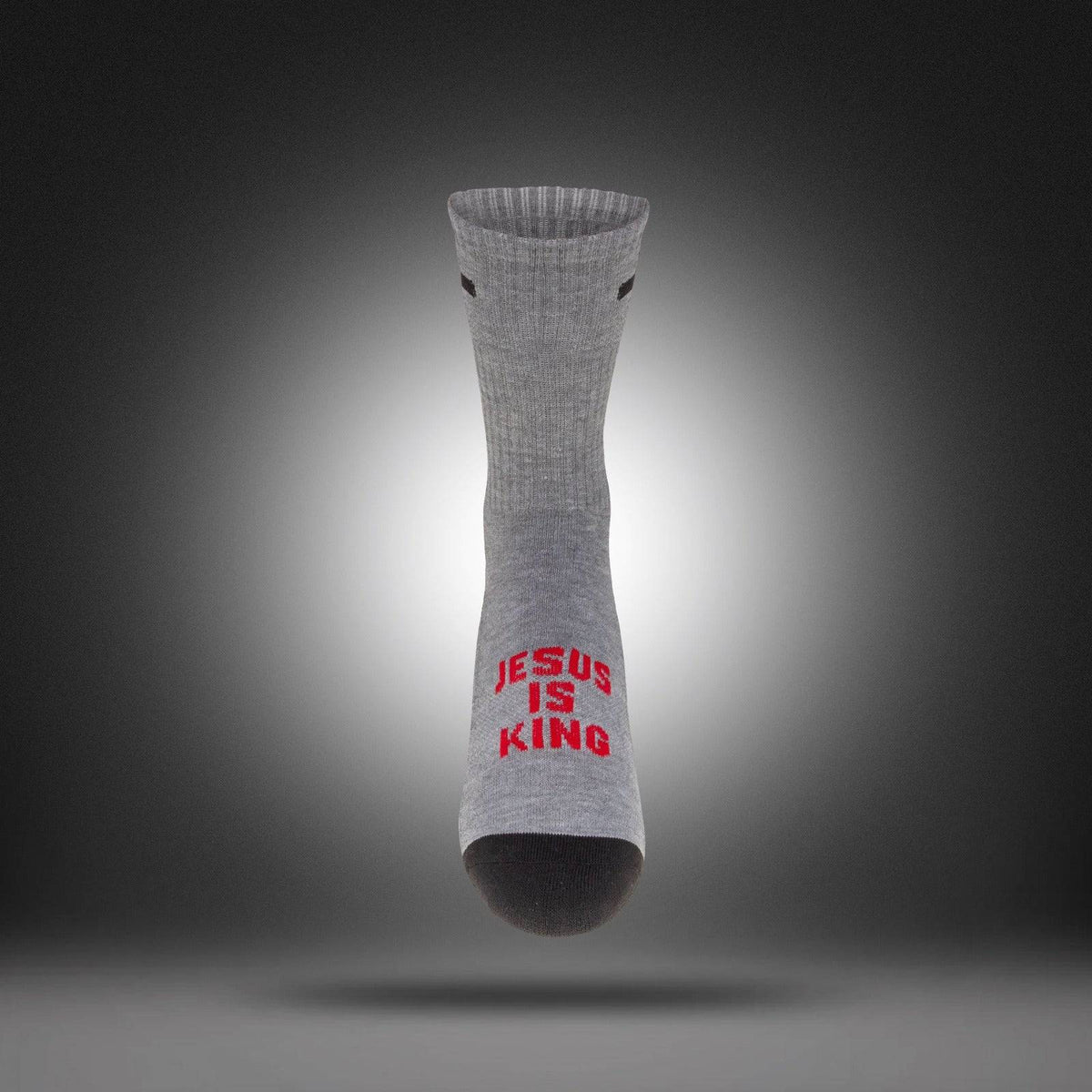 Jesus is King | Grey + Black + Red