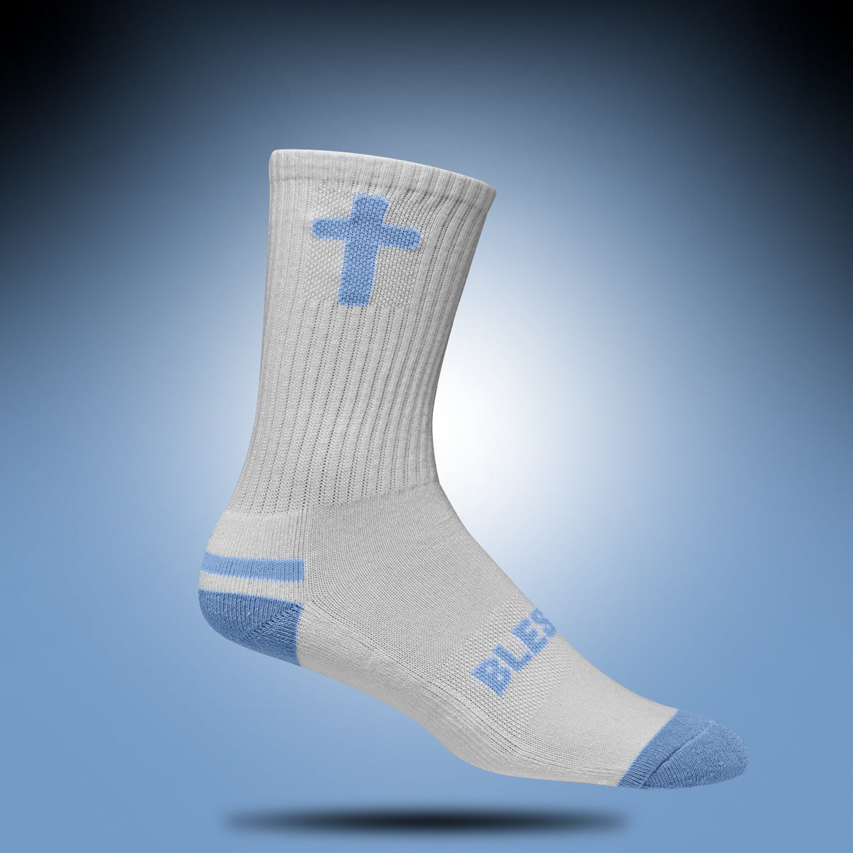 Blessed | White + Skyfall Blue