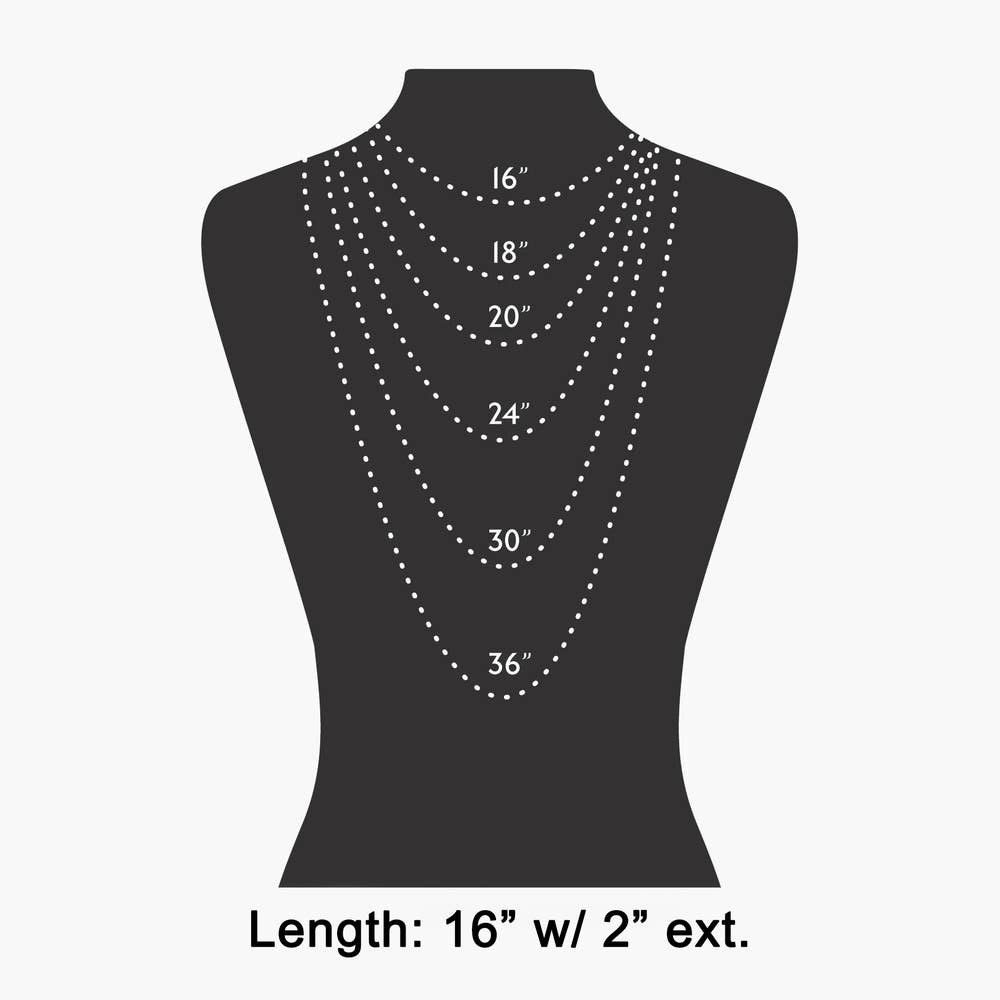 Beveled Cross Pendant Paperclip Chain Necklace