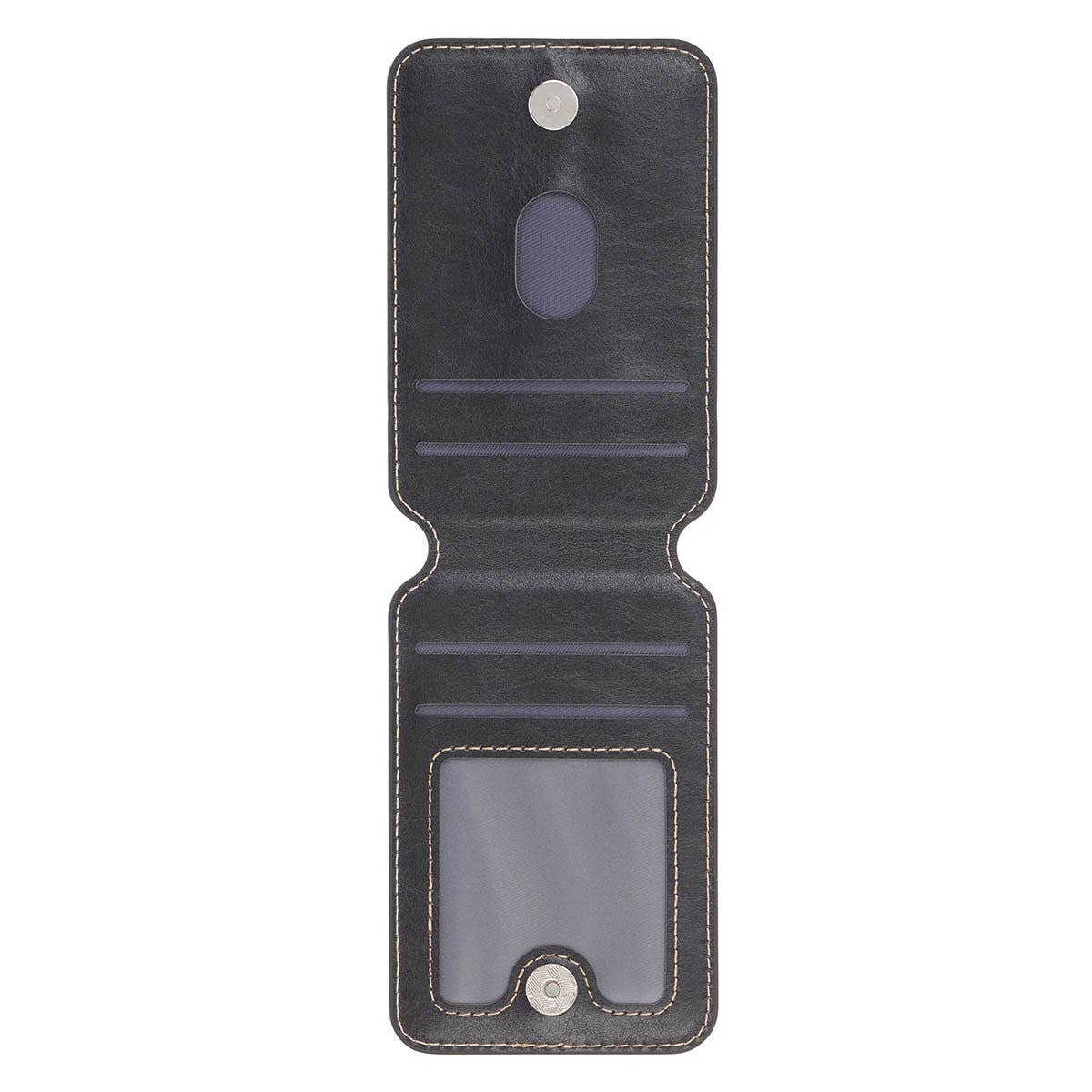 Phone Wallet Magnetic Black Cross