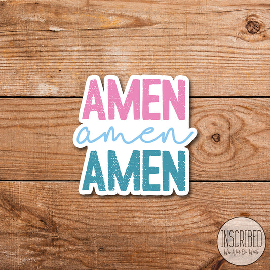 Amen BRIGHT Waterproof Sticker