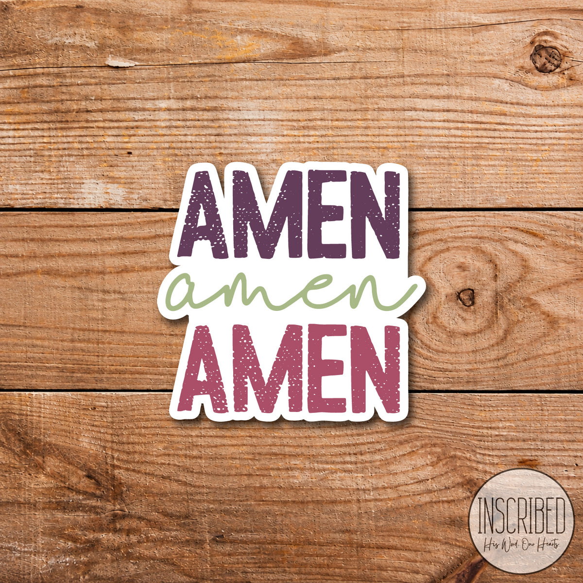 Amen JEWEL Waterproof Sticker