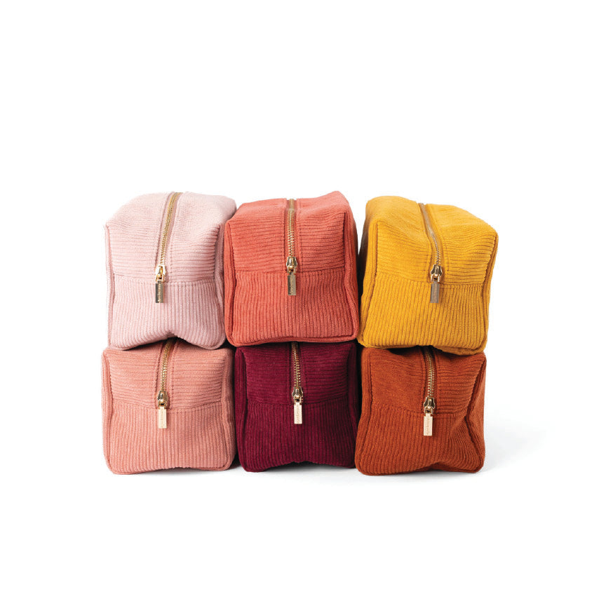 Corduroy Cosmetic Bag