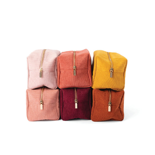 Corduroy Cosmetic Bag
