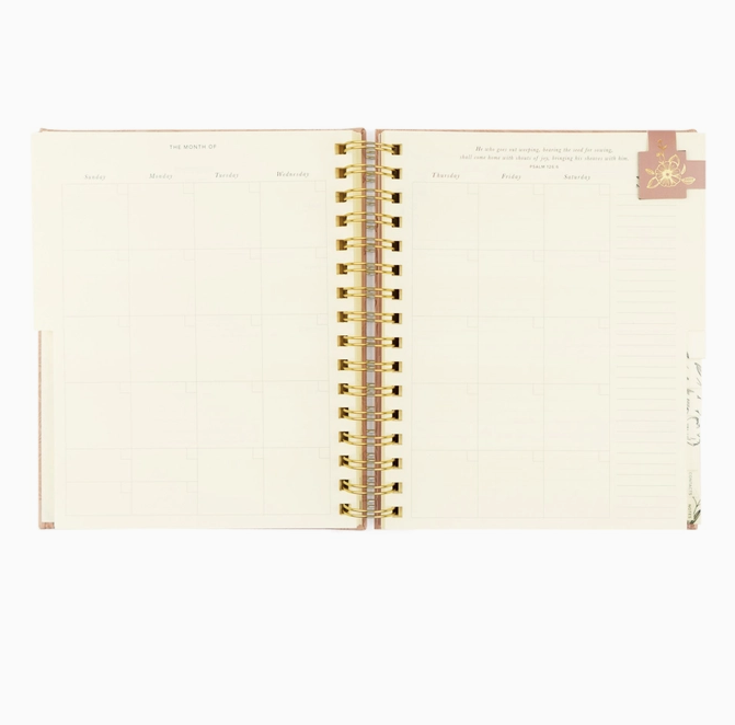 12-Month Undated Planner: Sonora Design, Spiral