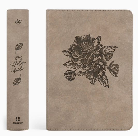 ESV Large Print Journaling Bible: Nara Theme