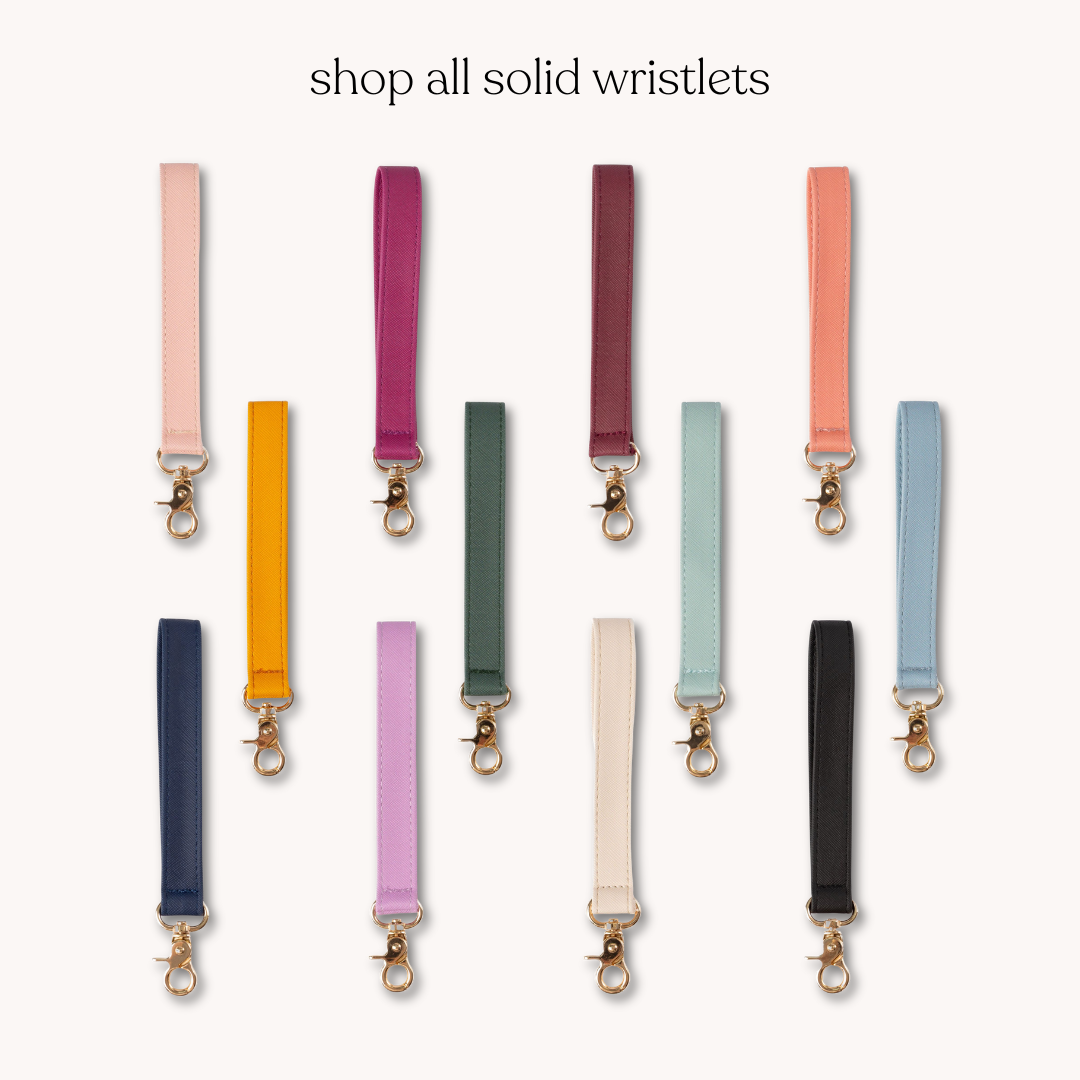 Solid Wristlet Keychain
