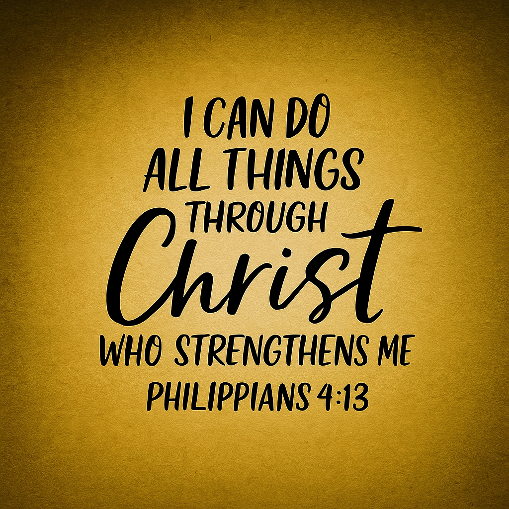 Phil 4:13 | White + Gold