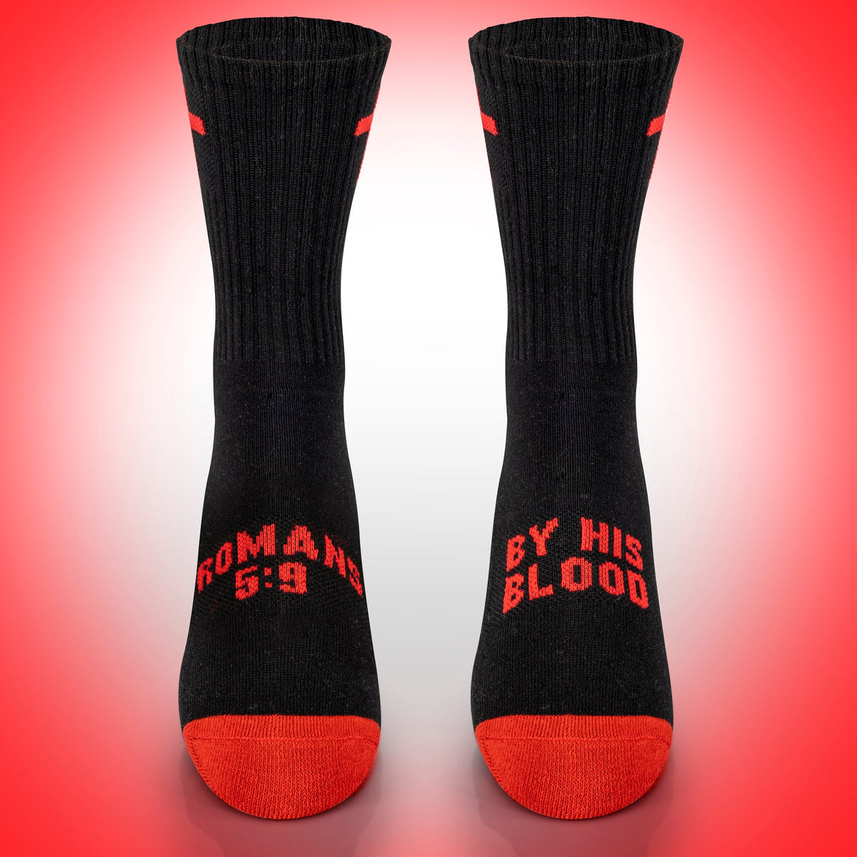 By His Blood | Black + Red