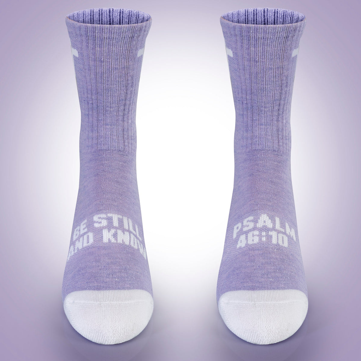 Be Still & Know | Lavender + White